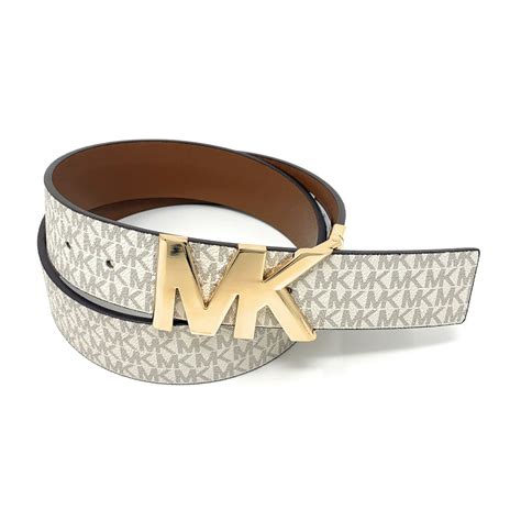 michael kors twist reversible belt|michael kors reversible logo belt.